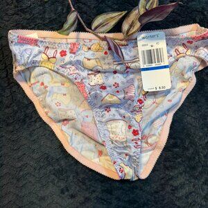 VINTAGE NWT NOS WARNERS Y2K 90s SECOND SKIN LINGERIE BIKINI SATIN NYLON PANTIES